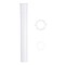 Keeney Mfg Plumb Pak 1-1/2 in. D X 12 in. L Plastic Extension Tube PP55-12W - alternate 2